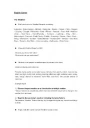 English Worksheet: Weather Report