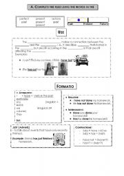 English worksheet: Present perfect