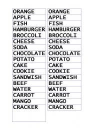 English worksheet: Food 