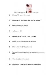 English worksheet: Girl, interrupted