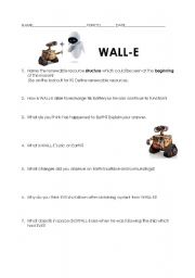 English Worksheet: WALL-E