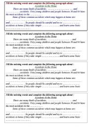 English Worksheet: Practise writing 