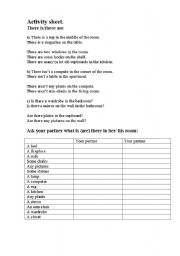 English Worksheet: Activity sheet
