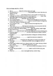 English Worksheet: So and Such