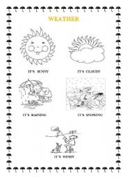 English Worksheet: weather