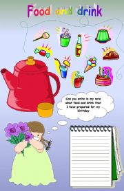 English Worksheet: Food and drink