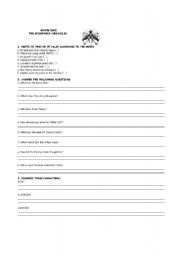 English Worksheet: MOVIE QUIZ