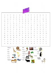 crossword animals