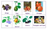 English worksheet: Fruits