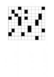English Worksheet: Computer crossword: empty