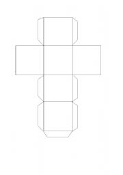 English Worksheet: cube net