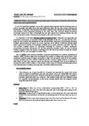 English Worksheet: How can technology help support the needs of students with learning                     differences and exceptionalities?
