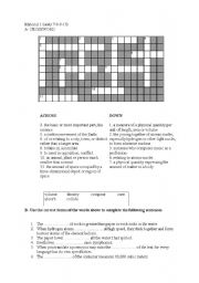 English worksheet: puzzle for geenral vocabulary
