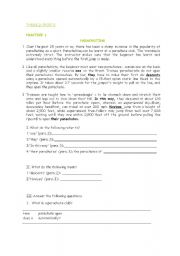 English worksheet: READING & LISTENING & VOCABULARY ACTIVITY FOR ADVANCE STUDENTS