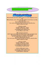English worksheet: Song Milk and Toast and Honey