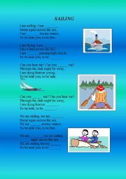 English Worksheet: Sailing by Rod Stewart