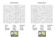 Sports Wordsearch