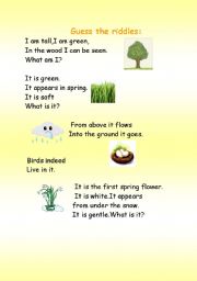 Spring Riddles