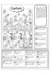 English Worksheet: Adventure on Saturday night