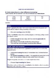 English Worksheet: Gerund or Infinitive