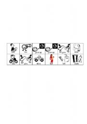 English Worksheet: irregular verbs dominoes 3
