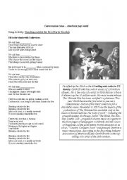 English Worksheet: Standing outside the fire