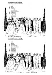 Wedding vocabulary