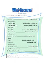 English Worksheet: Cause and Effect