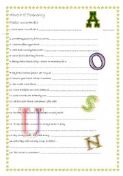 English worksheet: Adverb of frequency