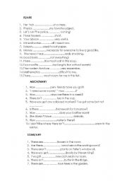 English Worksheet: count and uncount nouns