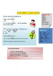 English worksheet: Forming Questions 