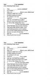 English Worksheet: Modals: song 