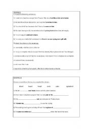 English worksheet: Idioms