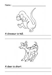 English worksheet: opposite