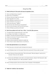 English Worksheet: Movie Worksheet: Along Came Polly