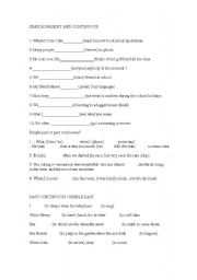 English Worksheet: MISCELANEA