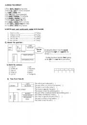 English Worksheet: for elementary students