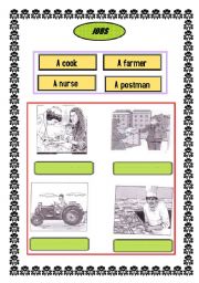 English worksheet: jobs