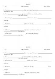 English Worksheet: Practice with the first conditional