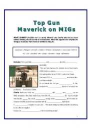 TOP GUN - MOVIE SEGMENT - 2/3 - 2 pages + KEY