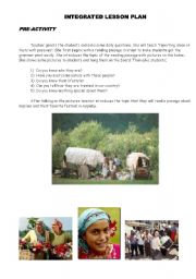 English Worksheet: worksheet about gypsies