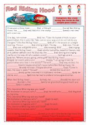 Story: Red Riding Hood- Simple Past Tense Practice