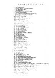 English Worksheet: Frankenstein (Penguin Readers) Comprehension Questions