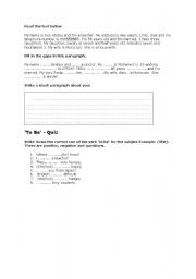 English worksheet: test3