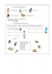 English worksheet: Food