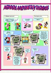 English Worksheet: Minnie and the Toy Thieves - PART 1 of 3