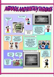 English Worksheet: Minnie and the Toy Thieves - PART 2 of 3