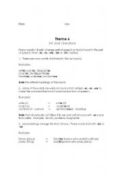 English Worksheet: suffix