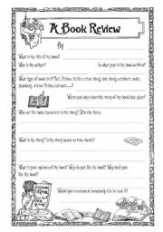 English Worksheet: A Book Review