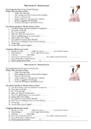 English worksheet: MOnster in Law